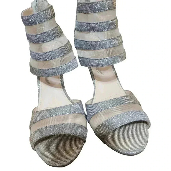 Nina Glittery Heels. Size 8 - Picture 3 of 10